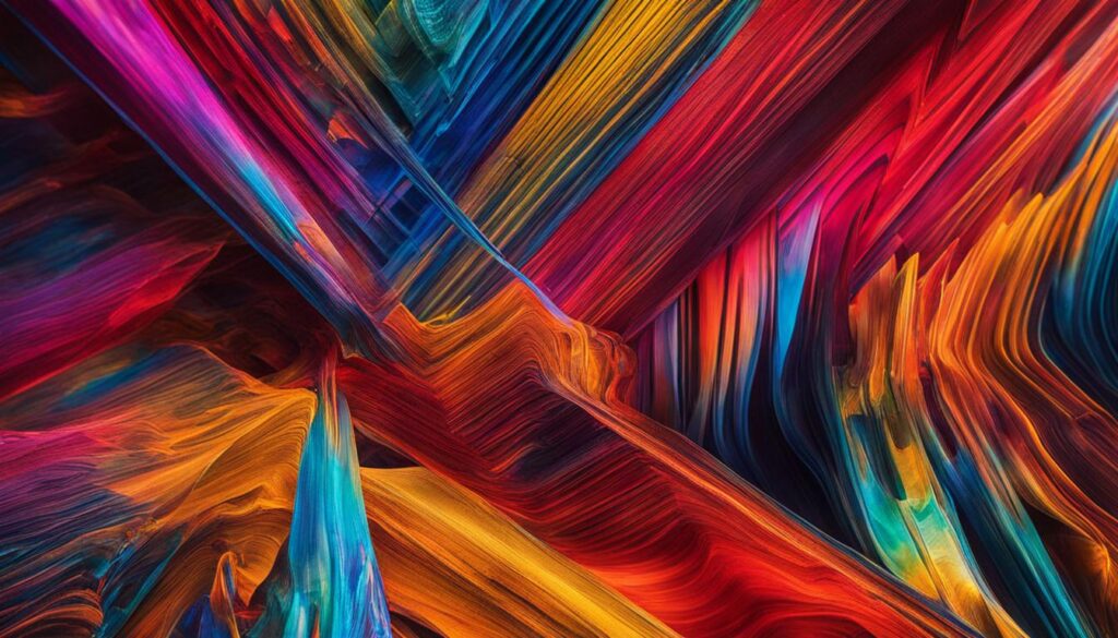 Isilumko-Activate A close up image of a colorful abstract painting used by a promotional agency.