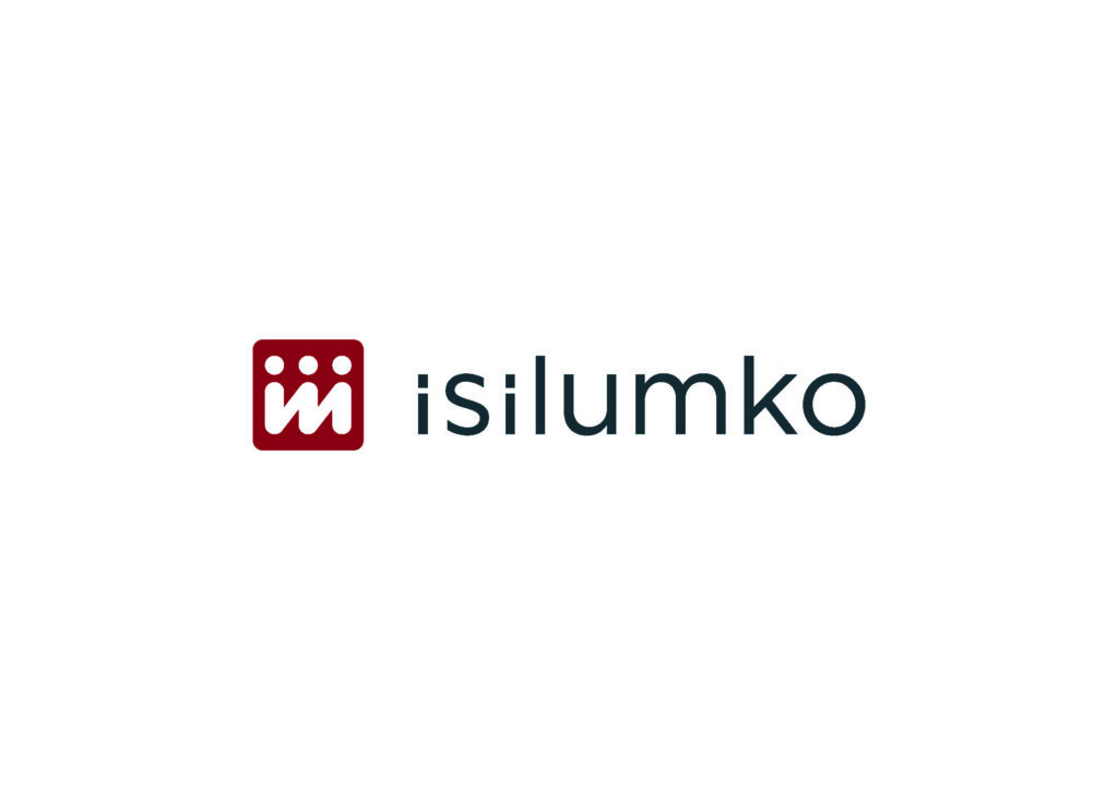 Isilumko-Activate Logo of isilumko, featuring two red columns resembling bar graphs next to the company name in black lowercase letters.